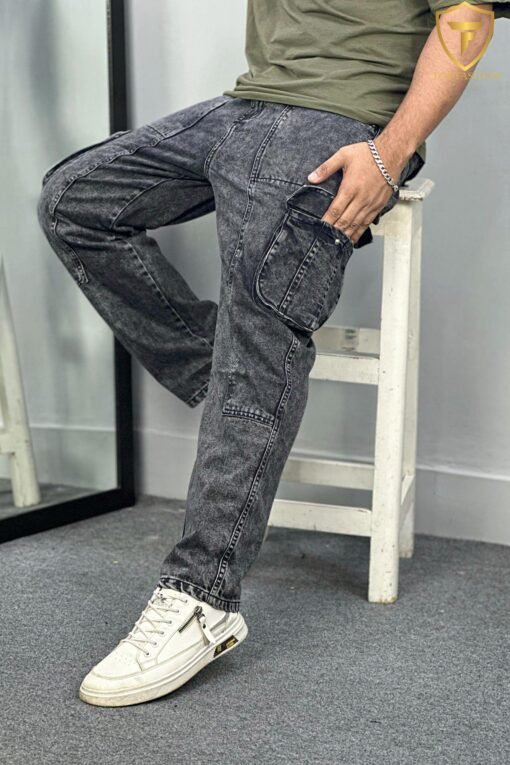 BAGGY PANT ASH BLACK CODE-7157