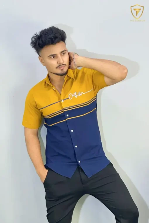 MUSTARD YELLOW & NAVY CODE-02