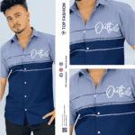 HALF SHIRT ASH & NAVY CODE-06 - Image 2