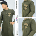 PANJABI KABLI OLIVE CODE-1924 - Image 2