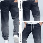 1-JEANS BAGGY BLACK & ASH CODE-SBB99 - Image 2