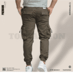 CARGO JOGGERS DARK BROWN-03 - Image 2