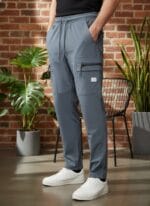 CARGO DOBBY PANT SLATE BLUE CODE-CD69 - Image 2