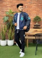 VARSITY JACKET NAVY BLUE CODE-VJ02 - Image 2