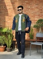 VARSITY JACKET OLIVE CODE-VJ03 - Image 2
