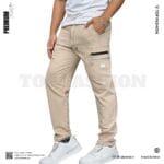 CARGO DOBBY PANT BEIGE CODE-CD67 - Image 5