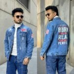 A- COMBO DENIM JACKET & BAGGY PANT CODE-DJDP33 - Image 3