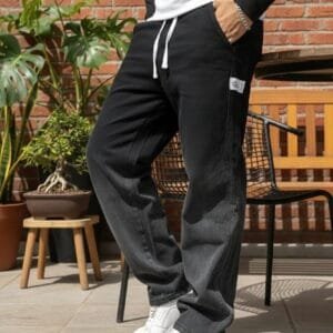 1-JEANS BAGGY BLACK & ASH CODE-SBB99