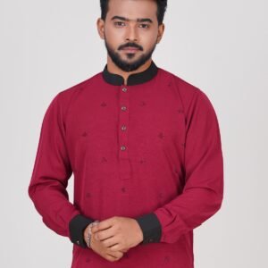 ELEGANT STONE WORK PANJABI CODE-SP01